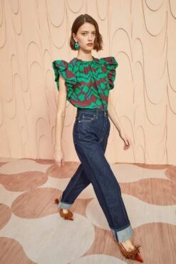 ULLA JOHNSON Iren Top - Malachite 7 ULLA JOHNSON Iren Top - Malachite -ULLA JOHNSON Outlet ULLA JOHNSON Iren Top MALACHITE 03