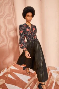 ULLA JOHNSON Irvette Skirt - Noir 8 ULLA JOHNSON Irvette Skirt - Noir -ULLA JOHNSON Outlet ULLA JOHNSON Irvette Skirt NOIR 0050