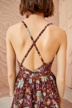 ULLA JOHNSON Josanna Gown - Heliotrope -ULLA JOHNSON Outlet ULLA JOHNSON Josanna Gown HELIOTROPE 02 ALT UPDATE 1