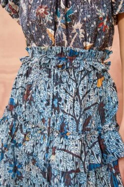 ULLA JOHNSON Josette Skirt - Morning Glory -ULLA JOHNSON Outlet ULLA JOHNSON Josette Skirt MORNING GLORY 05