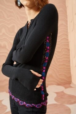 ULLA JOHNSON Juniper Pullover - Noir 9 ULLA JOHNSON Juniper Pullover - Noir -ULLA JOHNSON Outlet ULLA JOHNSON Juniper Pullover NOIR 05