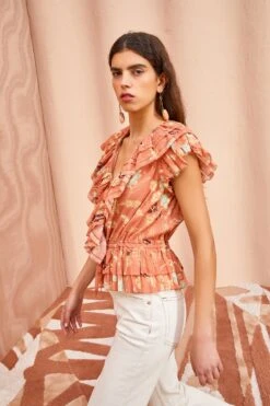 ULLA JOHNSON Kaede Top - Mesa Floral -ULLA JOHNSON Outlet ULLA JOHNSON Kaede Top MESA FLORAL 03