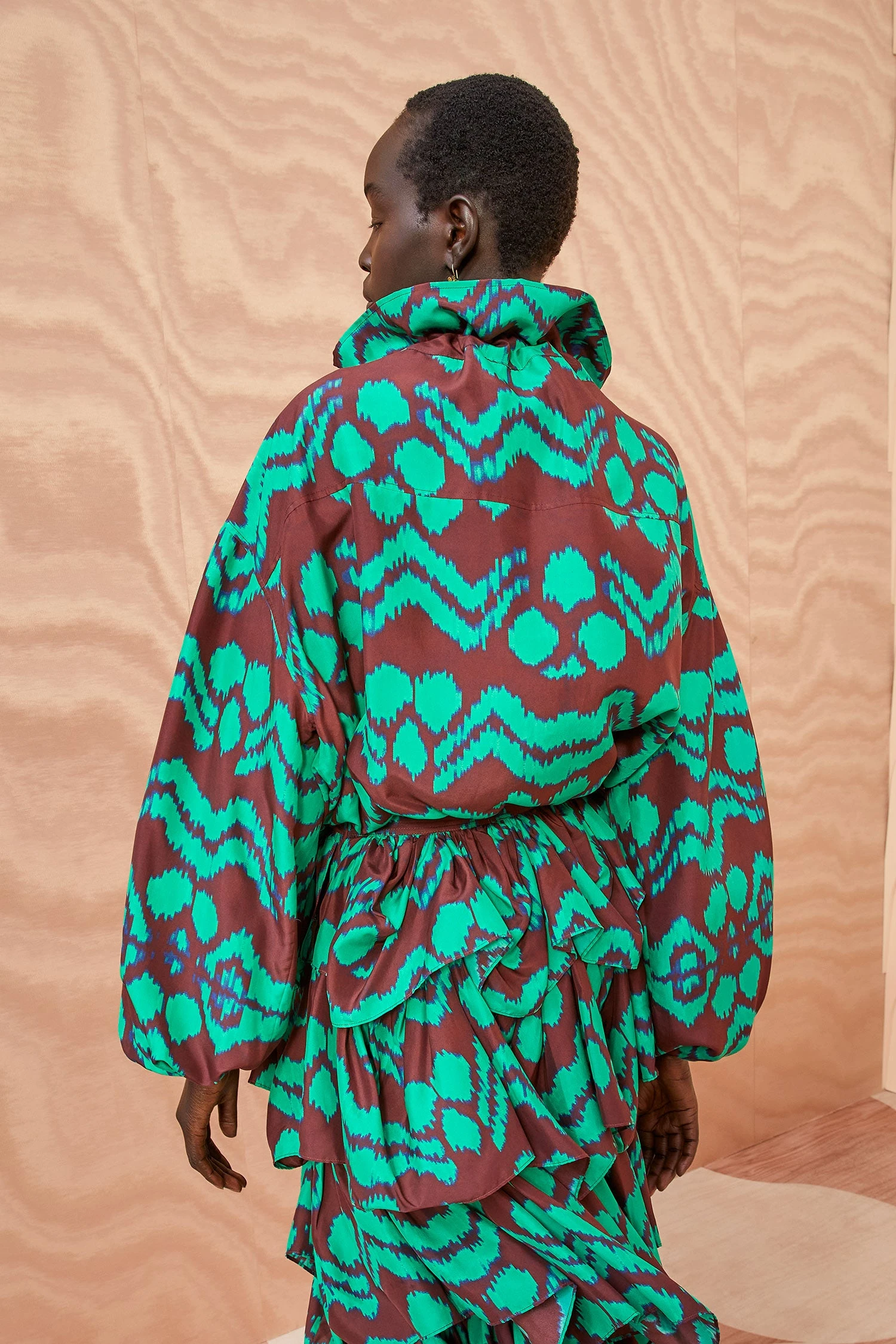 ULLA JOHNSON Kamara Blouse - Malachite 3 ULLA JOHNSON Kamara Blouse - Malachite - Image 3