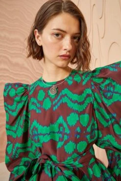 ULLA JOHNSON Kassandra Dress - Malachite -ULLA JOHNSON Outlet ULLA JOHNSON Kassandra Dress MALACHITE 05