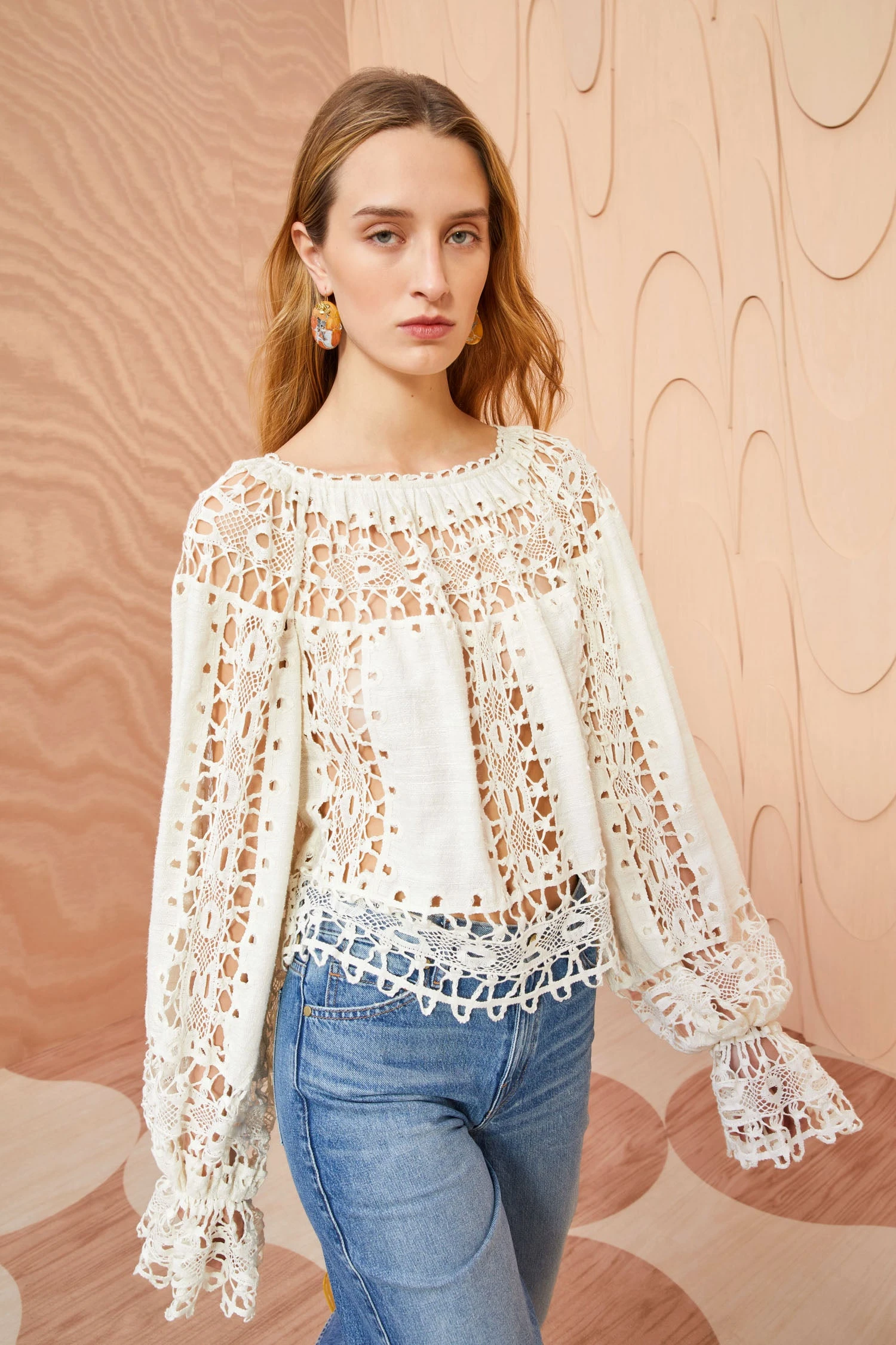 ULLA JOHNSON Kavita Blouse - Ivory 5 ULLA JOHNSON Kavita Blouse - Ivory - Image 5