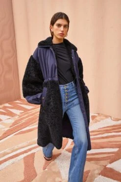 ULLA JOHNSON Killian Coat - Midnight 9 ULLA JOHNSON Killian Coat - Midnight -ULLA JOHNSON Outlet ULLA JOHNSON Killian Coat MIDNIGHT 0133