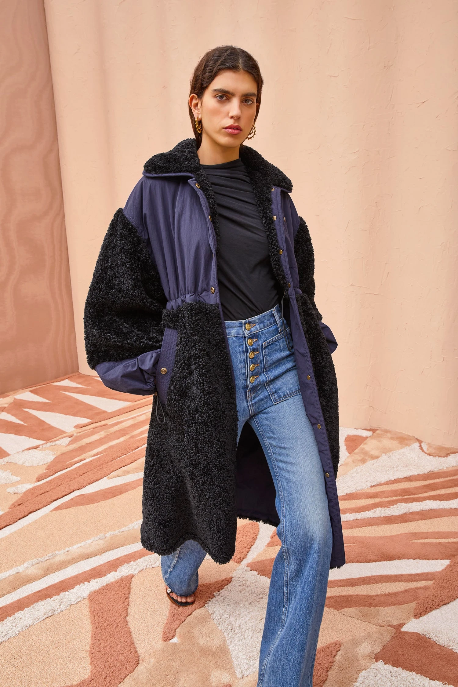 ULLA JOHNSON Killian Coat - Midnight 5 ULLA JOHNSON Killian Coat - Midnight - Image 5