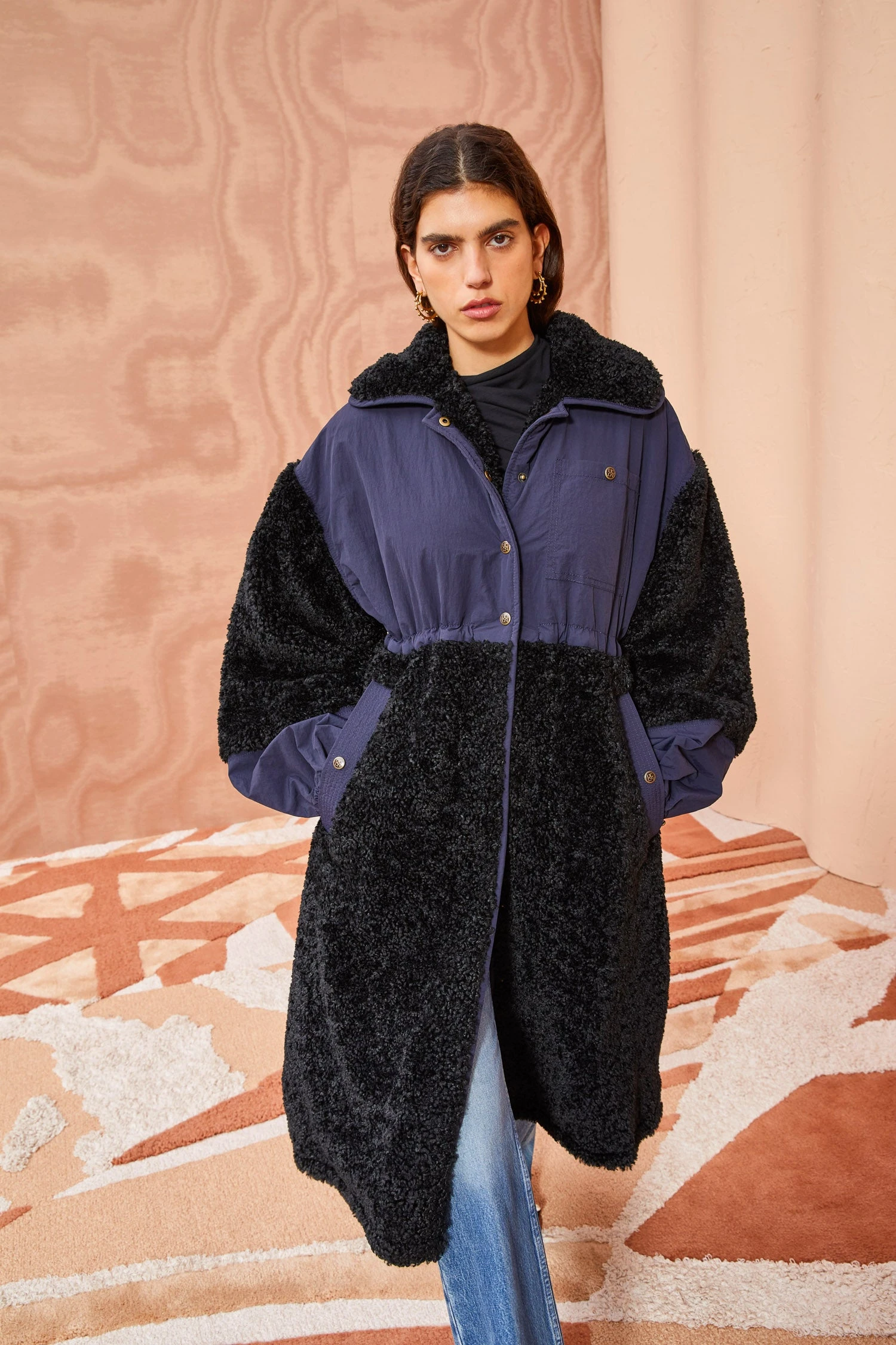 ULLA JOHNSON Killian Coat - Midnight 1 ULLA JOHNSON Killian Coat - Midnight