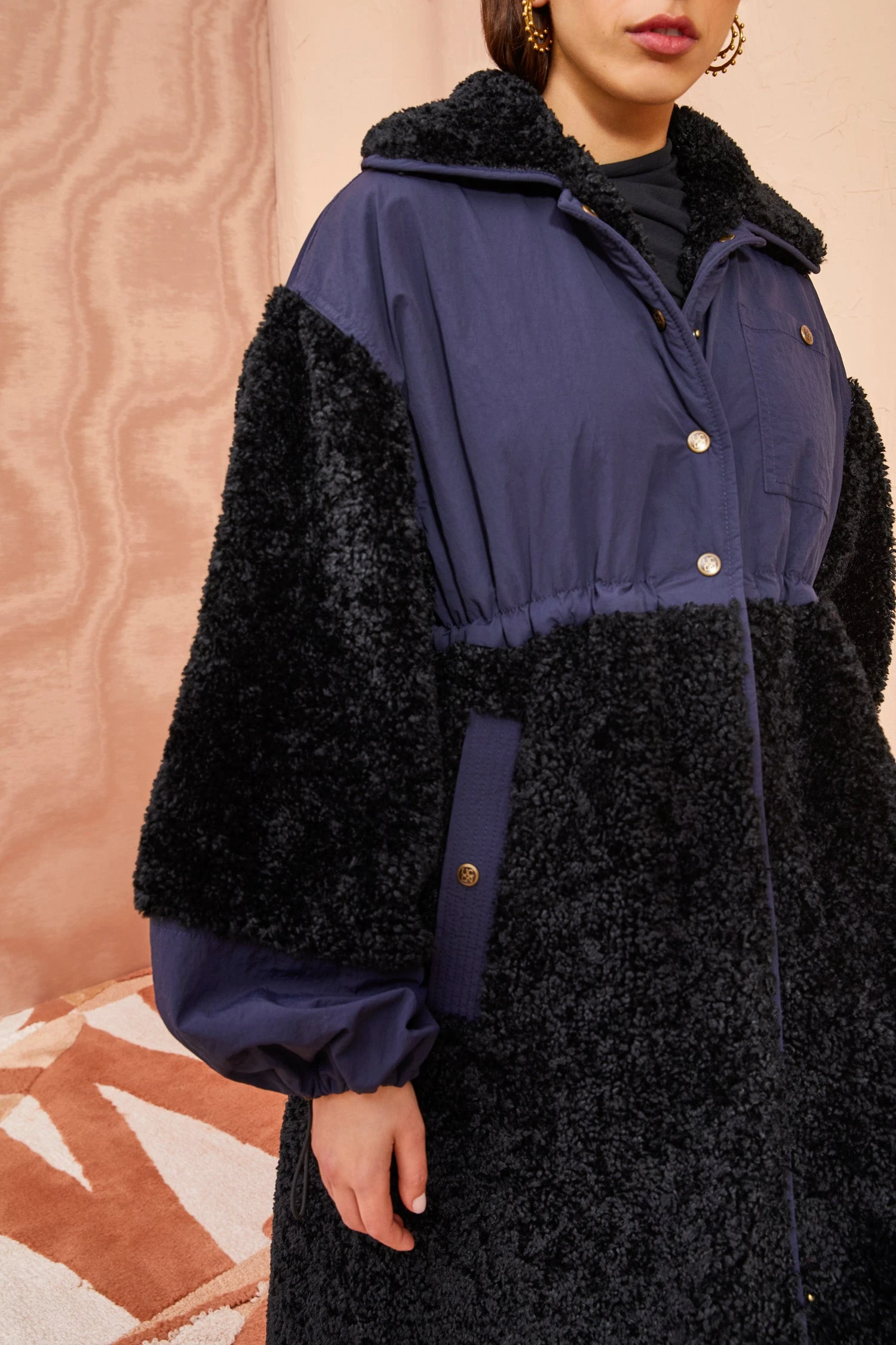 ULLA JOHNSON Killian Coat - Midnight 2 ULLA JOHNSON Killian Coat - Midnight - Image 2