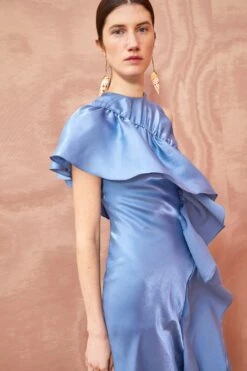 ULLA JOHNSON Lali Dress - River 8 ULLA JOHNSON Lali Dress - River -ULLA JOHNSON Outlet ULLA JOHNSON Lali Dress RIVER 0054