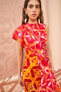 ULLA JOHNSON Lali Dress - Tigerlilly -ULLA JOHNSON Outlet ULLA JOHNSON Lali Dress TIGERLILLY 02 ALT