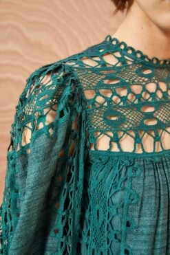 ULLA JOHNSON Lata Dress - Cypress -ULLA JOHNSON Outlet ULLA JOHNSON Lata Dress CYPRESS 0071