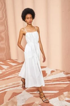 ULLA JOHNSON Leela Dress - Pristine -ULLA JOHNSON Outlet ULLA JOHNSON Leela Dress PRISTINE 04