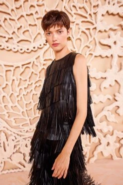 ULLA JOHNSON Leonie Top - Noir