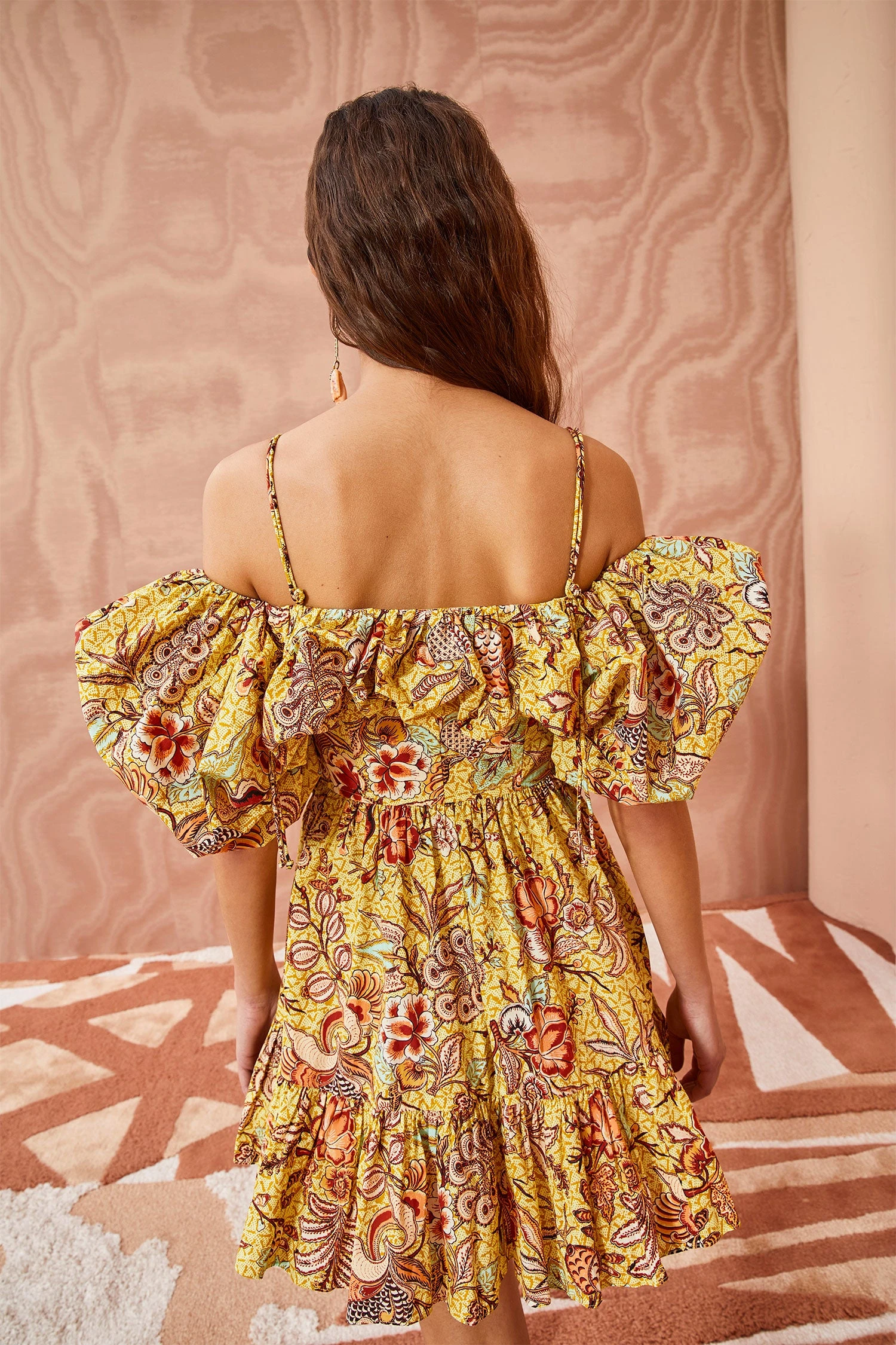 ULLA JOHNSON Lila Dress - Calla Lily 4 ULLA JOHNSON Lila Dress - Calla Lily - Image 4