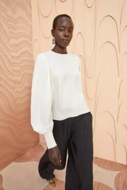 ULLA JOHNSON Lilliana Blouse - Pristine