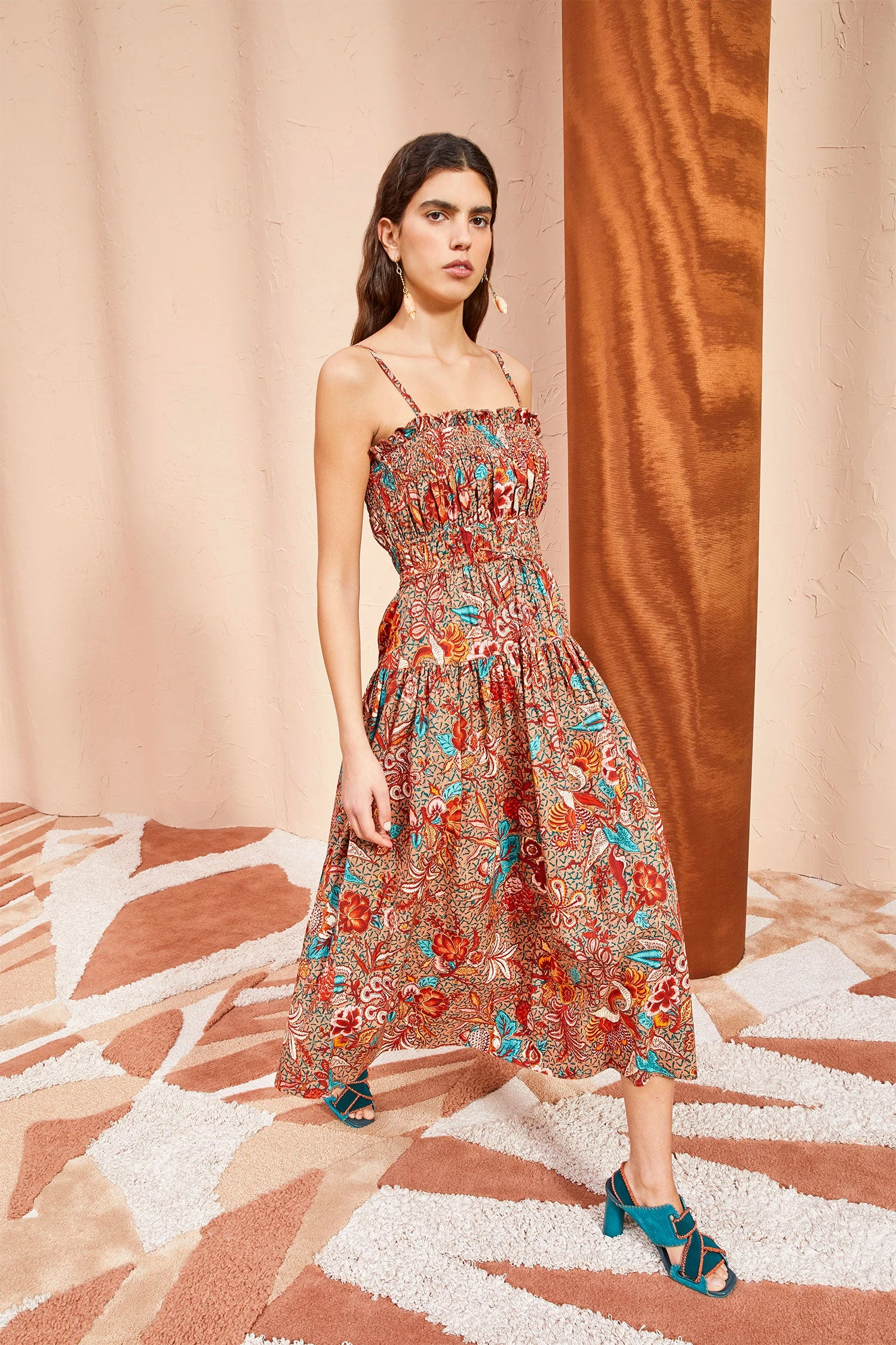 ULLA JOHNSON Bianca Elastic High Heel - Montego 5 ULLA JOHNSON Bianca Elastic High Heel - Montego - Image 5