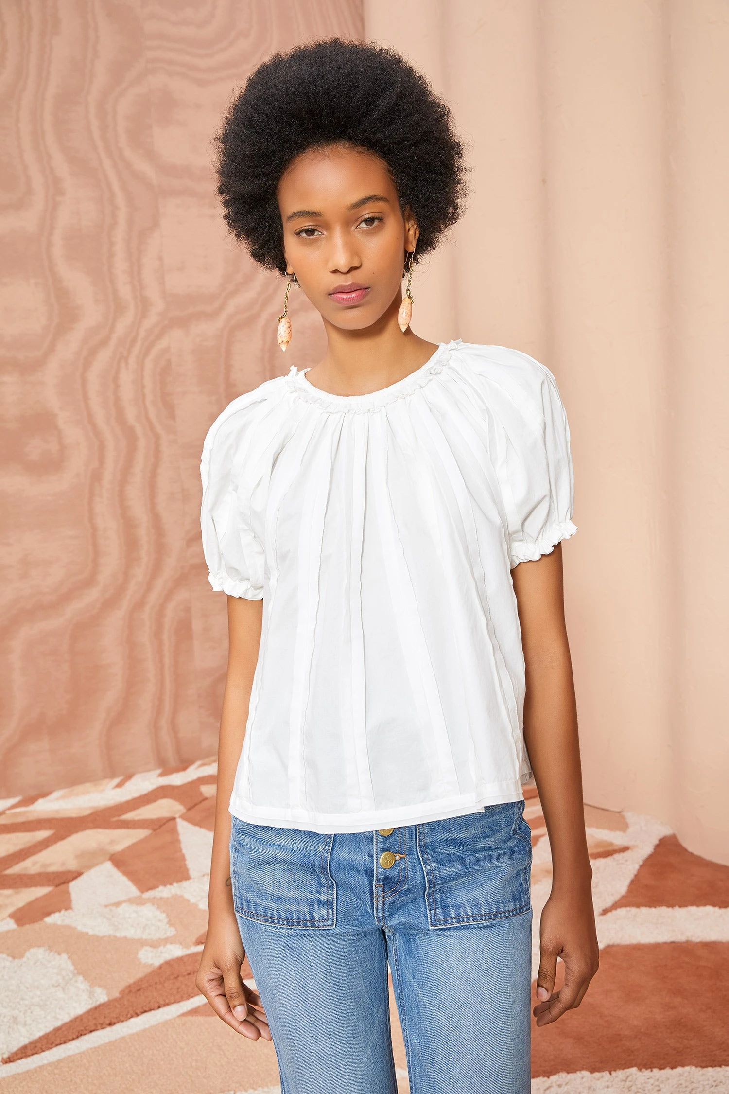 ULLA JOHNSON Lora Top - Pristine 3 ULLA JOHNSON Lora Top - Pristine - Image 3