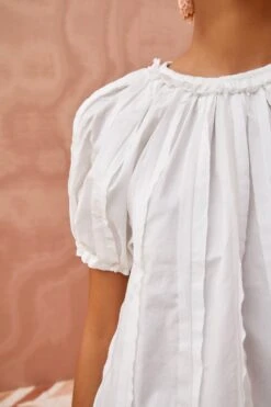 ULLA JOHNSON Lora Top - Pristine 9 ULLA JOHNSON Lora Top - Pristine -ULLA JOHNSON Outlet ULLA JOHNSON Lora Top PRISTINE 05