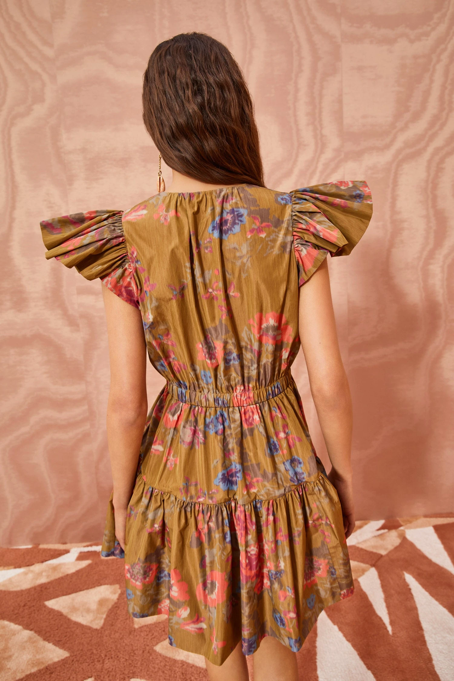 ULLA JOHNSON Loretta Dress - Bamboo 4 ULLA JOHNSON Loretta Dress - Bamboo - Image 4