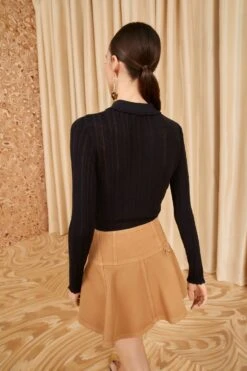 ULLA JOHNSON Lottie Top - Noir -ULLA JOHNSON Outlet ULLA JOHNSON LottieTop NOIR 04