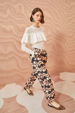 ULLA JOHNSON Lucinda Pant - Obsidian 8 ULLA JOHNSON Lucinda Pant - Obsidian -ULLA JOHNSON Outlet ULLA JOHNSON Lucinda Pant OBSIDIAN 04