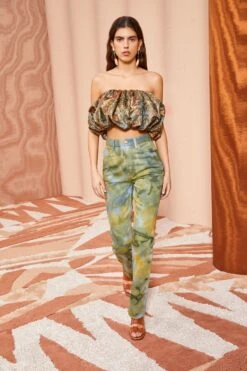 ULLA JOHNSON Lyla Top - Woodland 8 ULLA JOHNSON Lyla Top - Woodland -ULLA JOHNSON Outlet ULLA JOHNSON Lyla Top WOODLAND 0033