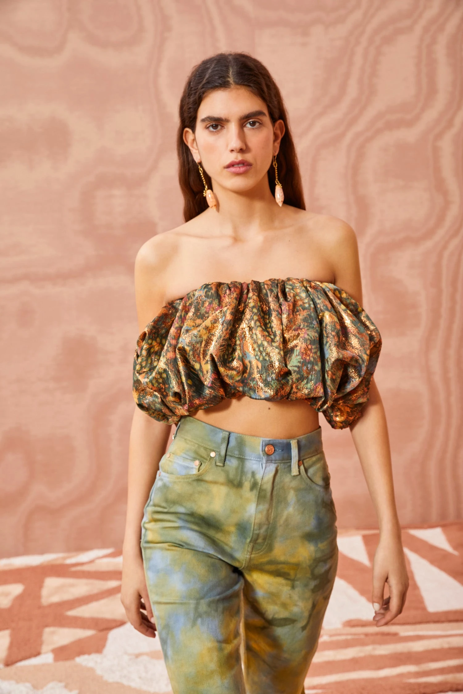 ULLA JOHNSON Lyla Top - Woodland 1 ULLA JOHNSON Lyla Top - Woodland