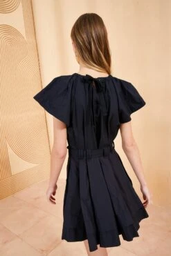 ULLA JOHNSON Mae Dress - Noir -ULLA JOHNSON Outlet ULLA JOHNSON MAE DRESS NOIR 04