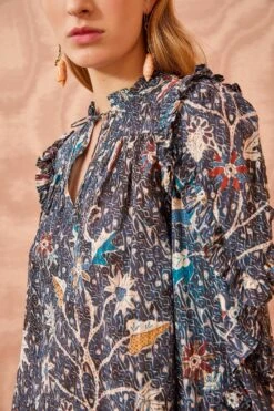 ULLA JOHNSON Manet Blouse - Jet -ULLA JOHNSON Outlet ULLA JOHNSON Manet Blouse JET 05