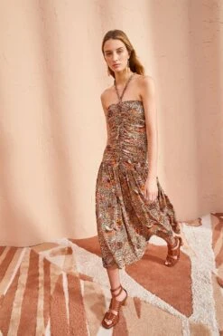 ULLA JOHNSON Marcella Dress - Wheat Flower -ULLA JOHNSON Outlet ULLA JOHNSON Marcella Dress WHEAT FLOWER 03