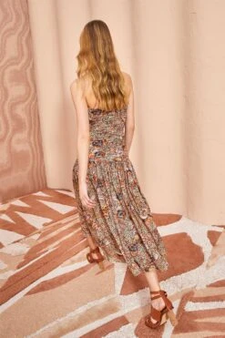 ULLA JOHNSON Marcella Dress - Wheat Flower -ULLA JOHNSON Outlet ULLA JOHNSON Marcella Dress WHEAT FLOWER 04