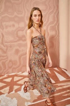 ULLA JOHNSON Marcella Dress - Wheat Flower -ULLA JOHNSON Outlet ULLA JOHNSON Marcella Dress WHEAT FLOWER 05