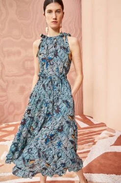 ULLA JOHNSON Mariam Dress - Morning Glory -ULLA JOHNSON Outlet ULLA JOHNSON Mariam Dress MORNING GLORY 03