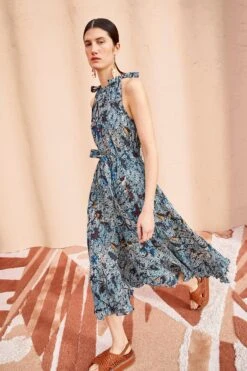 ULLA JOHNSON Mariam Dress - Morning Glory -ULLA JOHNSON Outlet ULLA JOHNSON Mariam Dress MORNING GLORY 05