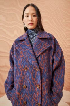 ULLA JOHNSON Marianna Coat - Ocelot -ULLA JOHNSON Outlet ULLA JOHNSON Marianna Coat OCELOT 0162