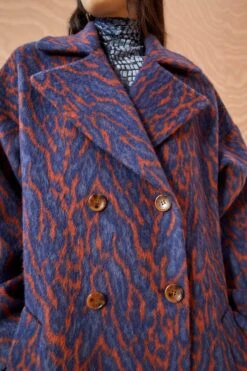 ULLA JOHNSON Marianna Coat - Ocelot -ULLA JOHNSON Outlet ULLA JOHNSON Marianna Coat OCELOT 02 ALT