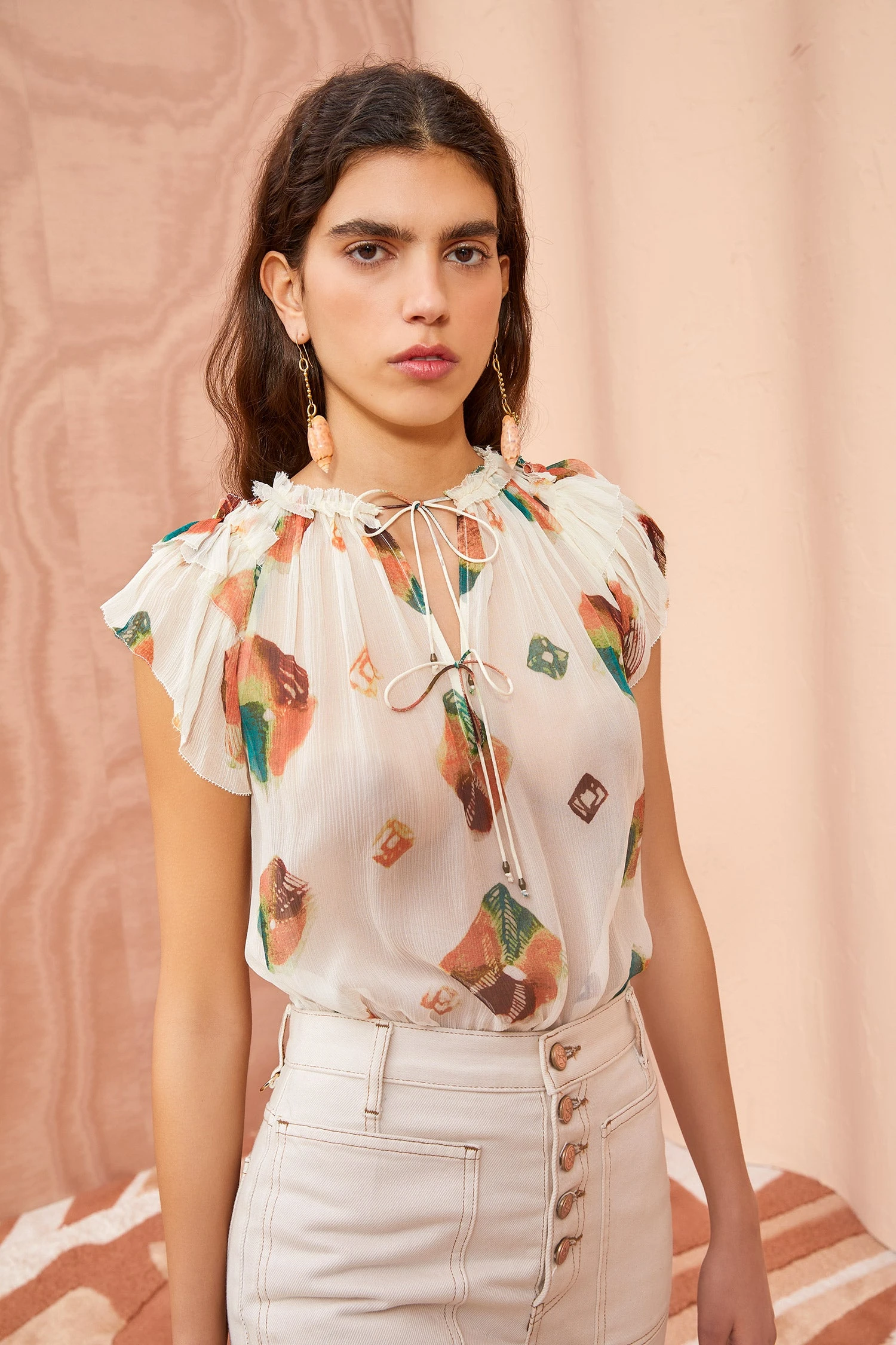 ULLA JOHNSON Marilyn Top - Aurora 1 ULLA JOHNSON Marilyn Top - Aurora