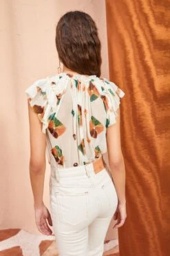 ULLA JOHNSON Marilyn Top - Aurora 8 ULLA JOHNSON Marilyn Top - Aurora -ULLA JOHNSON Outlet ULLA JOHNSON Marilyn Top AURORA 04