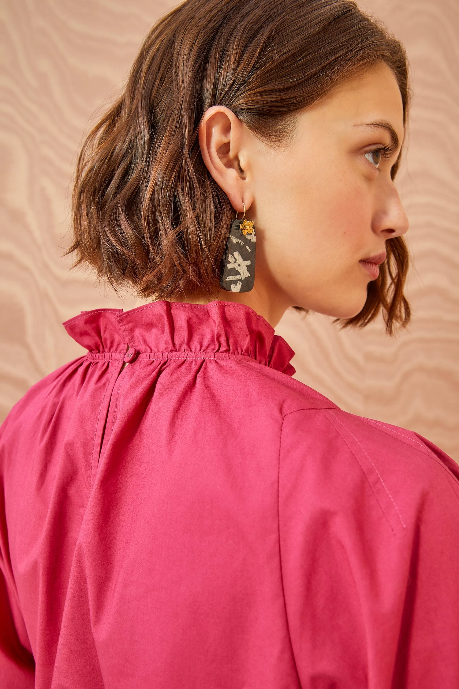 ULLA JOHNSON Marlie Blouse - Rosebud 4 ULLA JOHNSON Marlie Blouse - Rosebud - Image 4