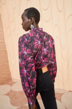 ULLA JOHNSON Marlie Blouse - Zinnia -ULLA JOHNSON Outlet ULLA JOHNSON Marlie Blouse ZINNIA 04