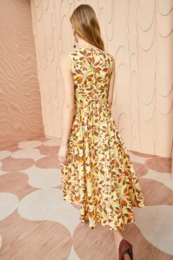 ULLA JOHNSON Mimi Dress - Lotus -ULLA JOHNSON Outlet ULLA JOHNSON Mimi Dress LOTUS 04