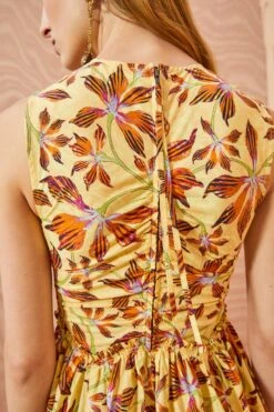 ULLA JOHNSON Mimi Dress - Lotus -ULLA JOHNSON Outlet ULLA JOHNSON Mimi Dress LOTUS 05