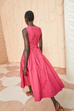 ULLA JOHNSON Mimi Dress - Rosebud -ULLA JOHNSON Outlet ULLA JOHNSON Mimi Dress ROSEBUD 04