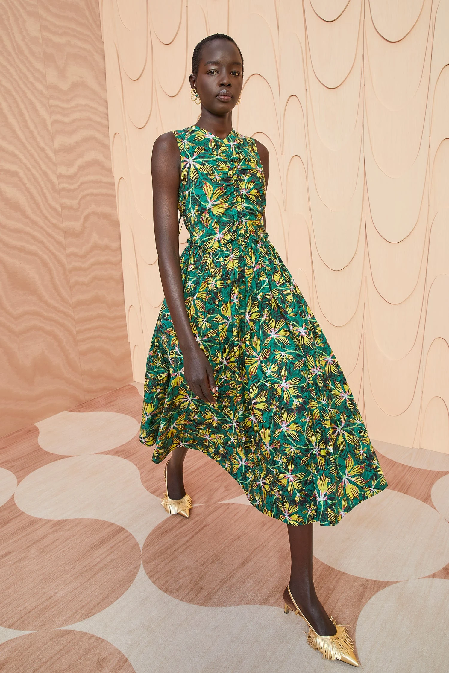 ULLA JOHNSON Mimi Dress - Tigerlily 1 ULLA JOHNSON Mimi Dress - Tigerlily