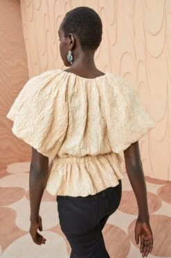 ULLA JOHNSON Mirabelle Top - Peony 8 ULLA JOHNSON Mirabelle Top - Peony -ULLA JOHNSON Outlet ULLA JOHNSON Mirabelle Top PEONY 04