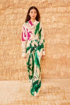 ULLA JOHNSON Mitchell Pant - Portrait In Green 7 ULLA JOHNSON Mitchell Pant - Portrait In Green -ULLA JOHNSON Outlet ULLA JOHNSON MitchellPant PORTRAIT IN GREEN SP250413 03 UPDATE