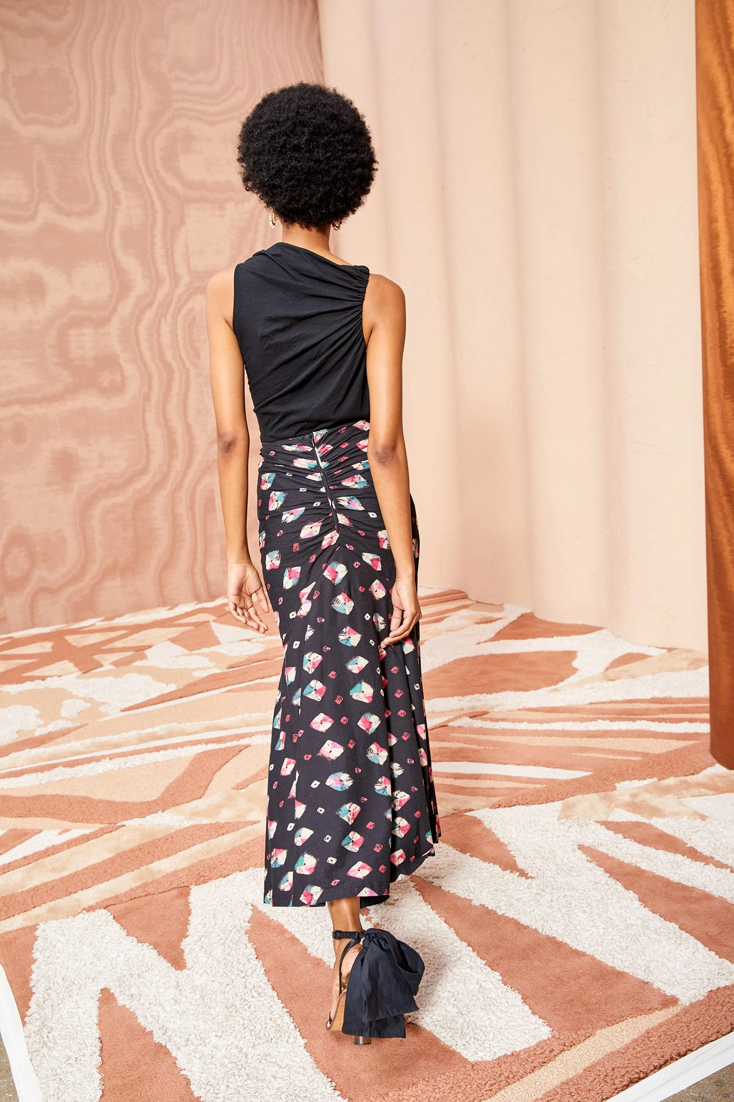 ULLA JOHNSON Nadira Skirt - Nocturne 4 ULLA JOHNSON Nadira Skirt - Nocturne - Image 4