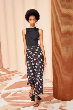 ULLA JOHNSON Nadira Skirt - Nocturne 9 ULLA JOHNSON Nadira Skirt - Nocturne -ULLA JOHNSON Outlet ULLA JOHNSON Nadira Skirt NOCTURNE 05