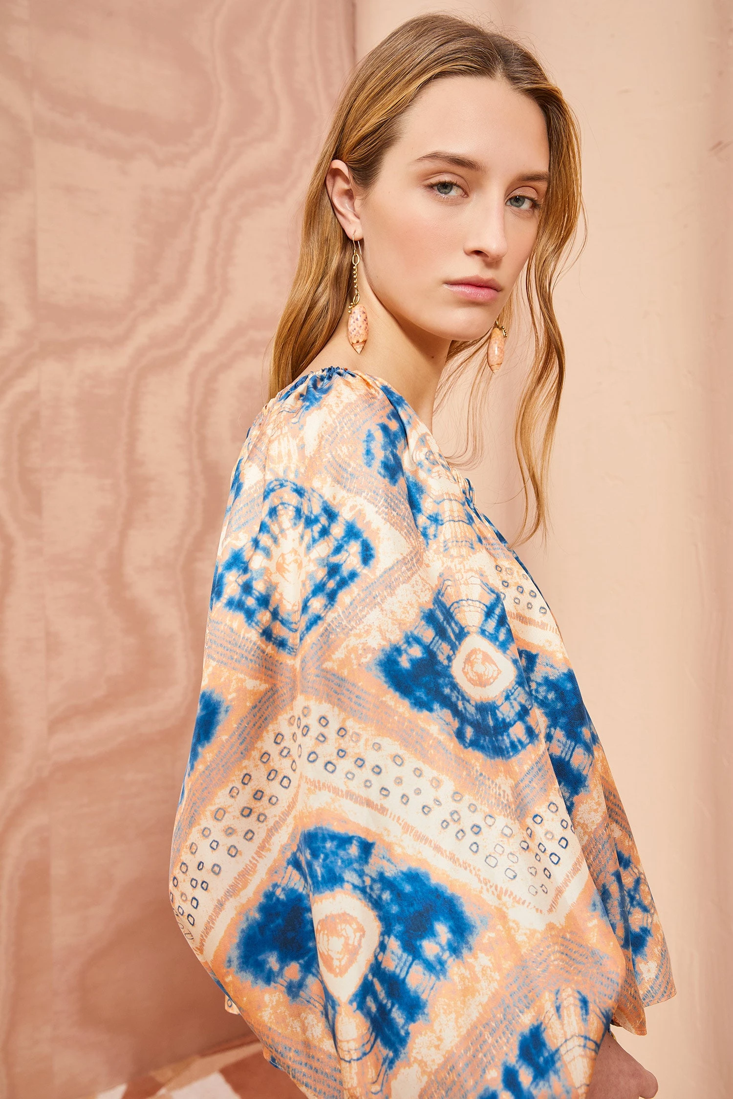 ULLA JOHNSON Nadya Blouse - Fossil 2 ULLA JOHNSON Nadya Blouse - Fossil - Image 2